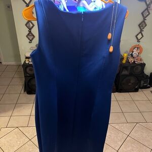Calvin Klein Blue Sheath Midi Dress for Cocktail